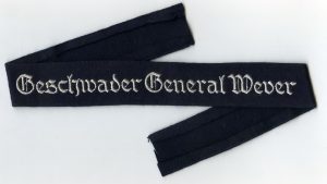 Cuff title Geschwader General Wever / Ärmelband Geschwader General Wever